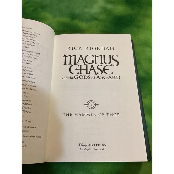 Magnus Chase & The Gods Of Asgard Books 1 & 2 Hardbacks By Rick Riordan VG - Picture 14 of 15